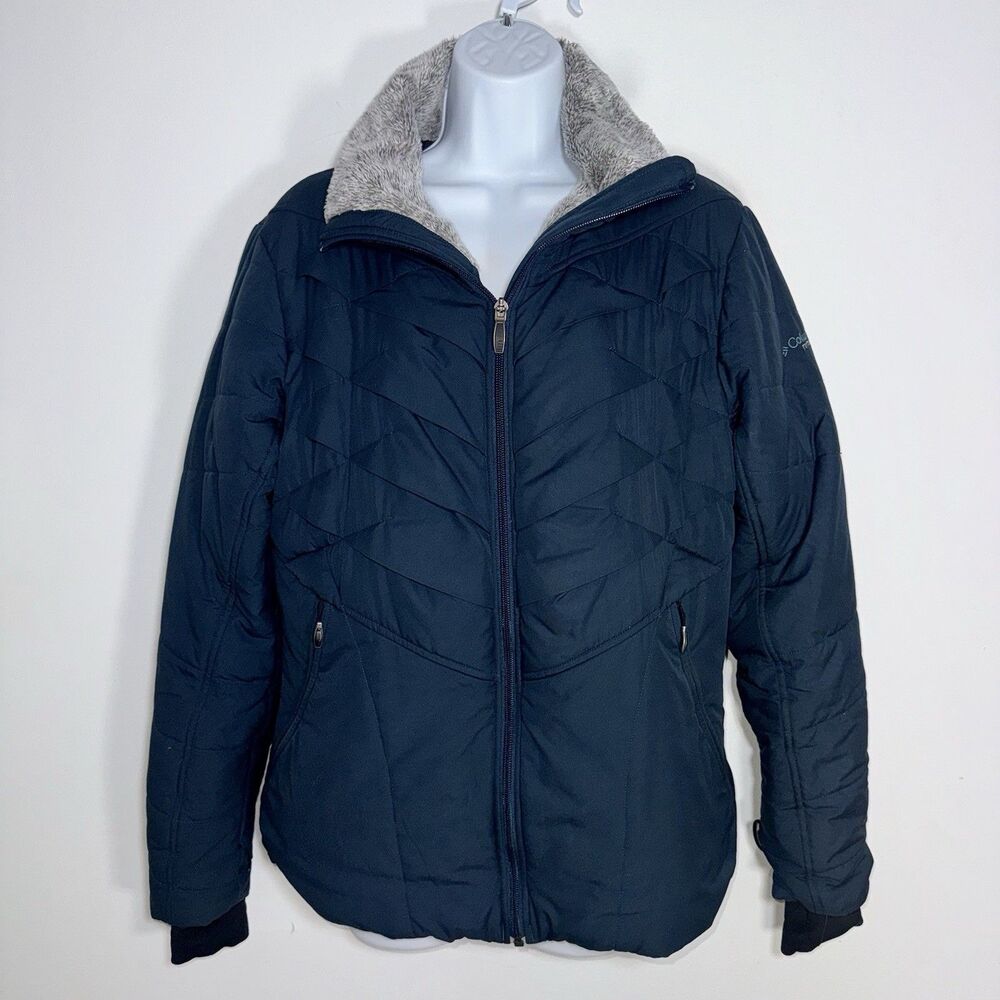 Columbia Titanium Interchange Jacket Omni Heat Blue Women's Size Large